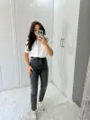 ZARA BOYFİT FÜME RENK JEAN