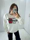 TMY BEYAZ SWEATSHIRT